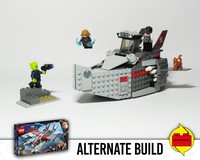 LEGO MOC 76127-2: S.H.I.E.L.D Battleship by SecondBricks