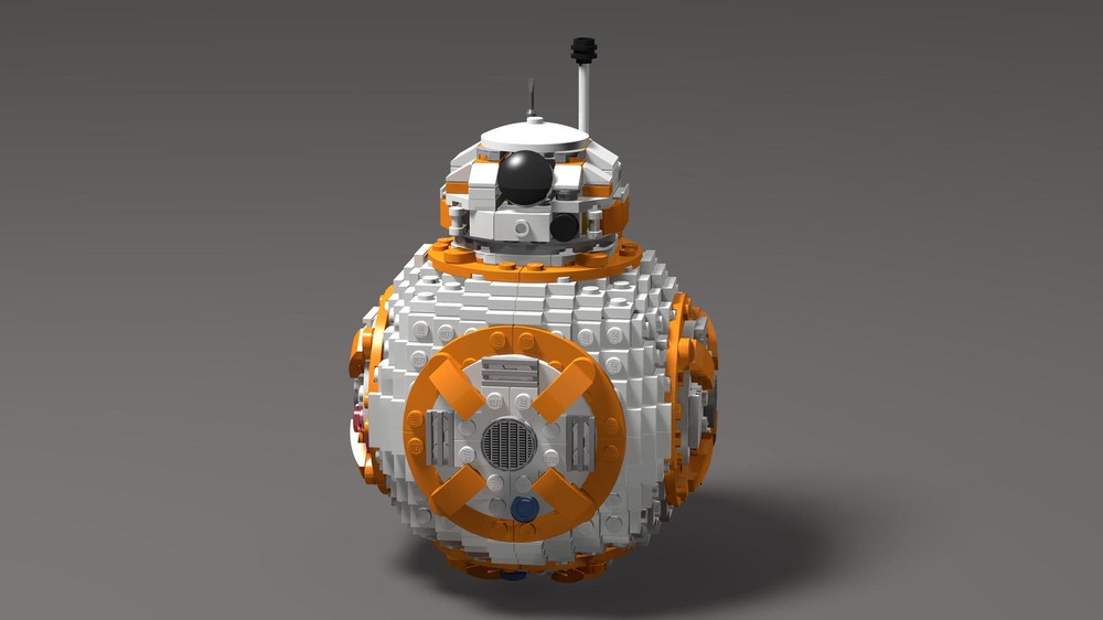 LEGO MOC Midsize BB-8 by Hackules | Rebrickable - Build with LEGO