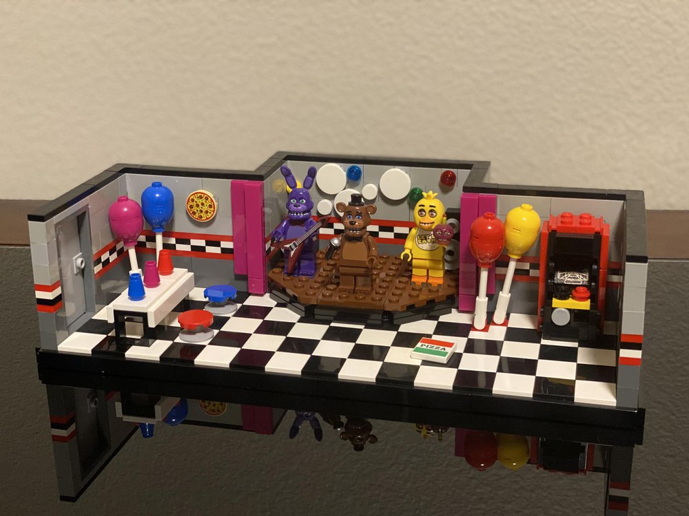 LEGO MOC Five Nights at Freddy s 1 Stage Fnaf by CannonBricks