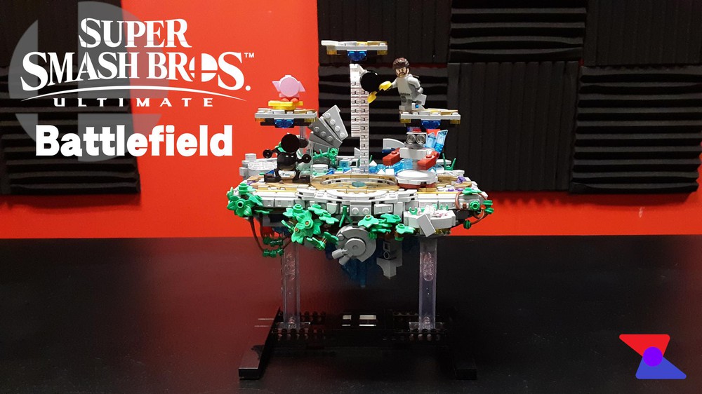 LEGO MOC Super Smash Bros. Ultimate - Battlefield by Bailey Meyer