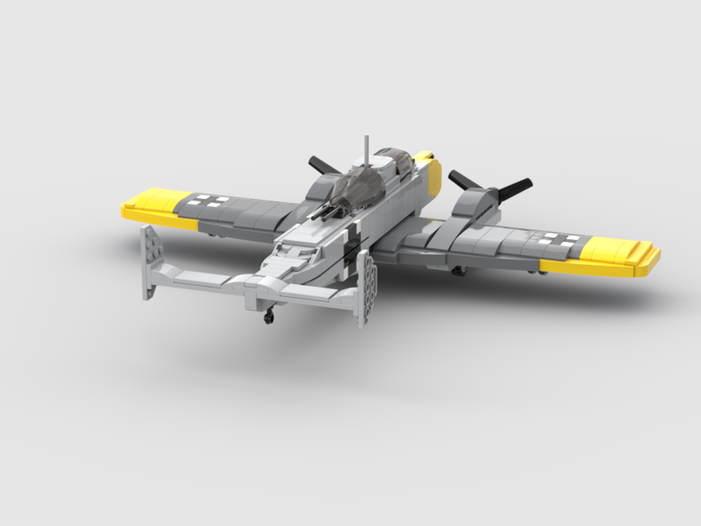 LEGO MOC Messerschmitt Bf 110 by Geo78 | Rebrickable - Build with LEGO