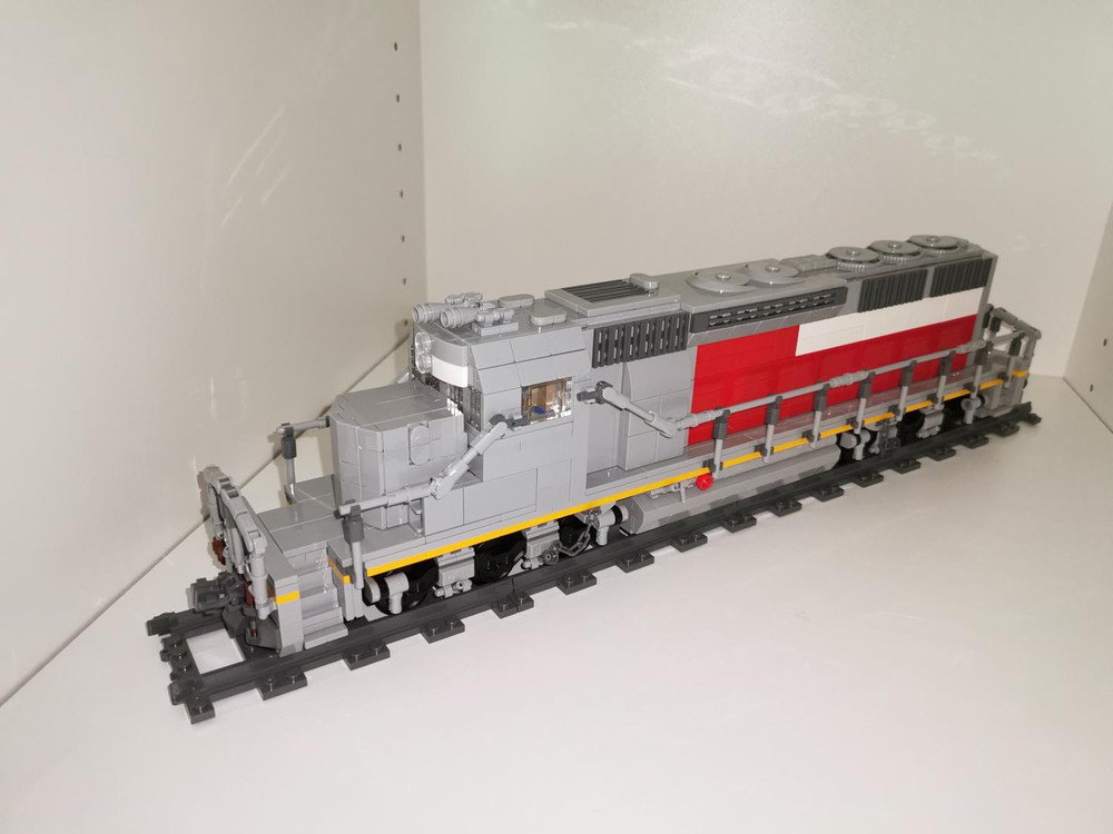 LEGO MOC Freight train by Average_Train_Enjoyer | Rebrickable - Build ...