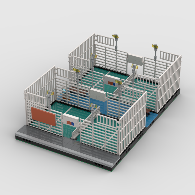LEGO MOC MILS Padel Court Complex by Safisab | Rebrickable - Build with ...