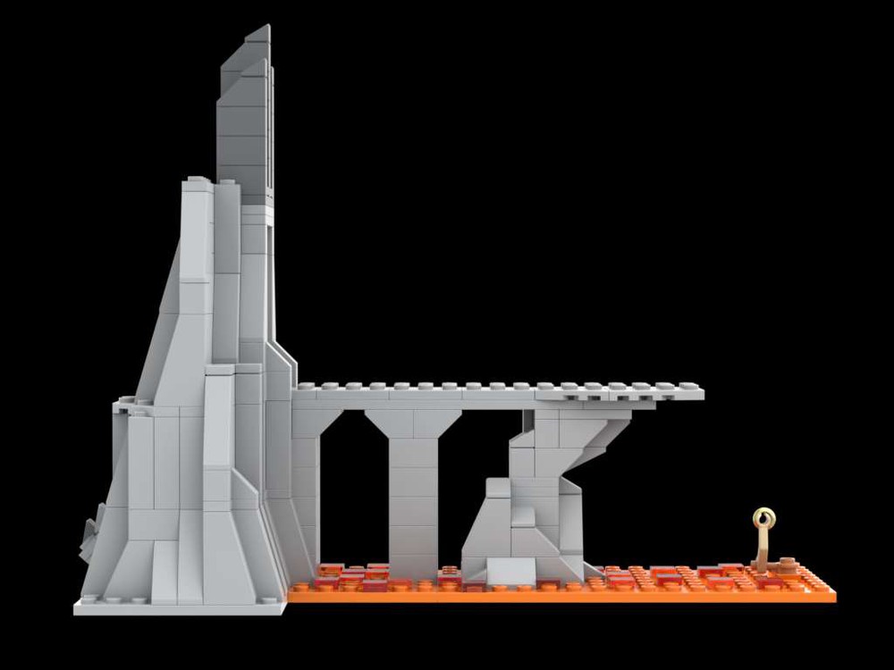 LEGO MOC Mount Doom by Bricksborough | Rebrickable - Build with LEGO