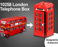 10258 London Red Telephone Box - Alternate