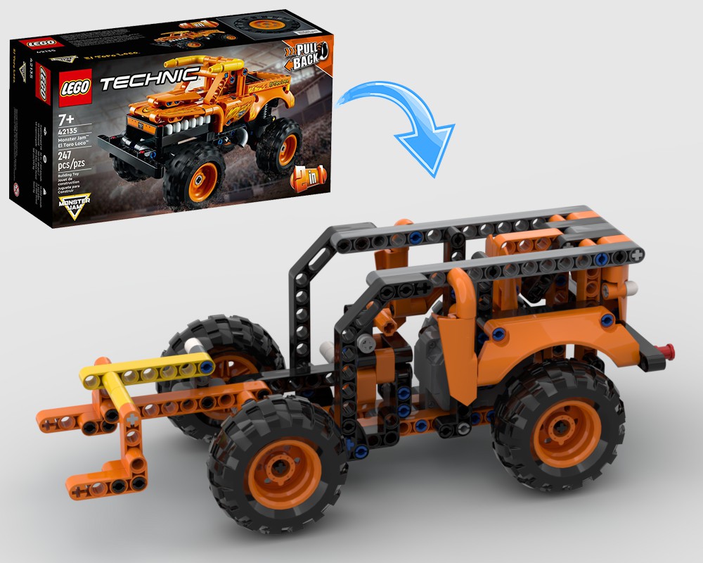 LEGO MOC Skid Steer Loader 42135 Alternative by ErikGS | Rebrickable ...