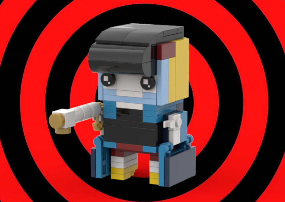 LEGO MOC Persona 5 Goemon BrickHead by goldengamer72 | Rebrickable ...