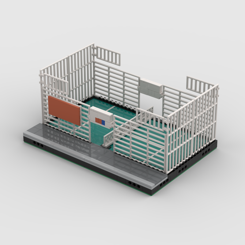 LEGO MOC MILS Padel Court by Safisab | Rebrickable - Build with LEGO