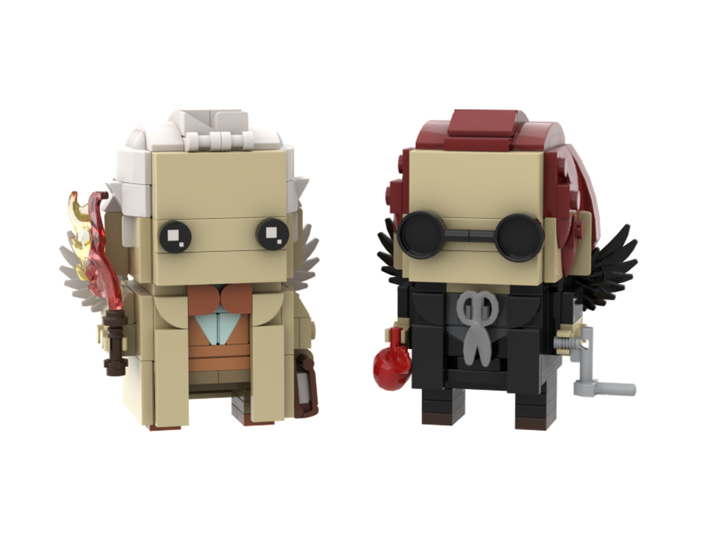 LEGO MOC Good Omens brickheadz (updated) by FMbricks | Rebrickable ...