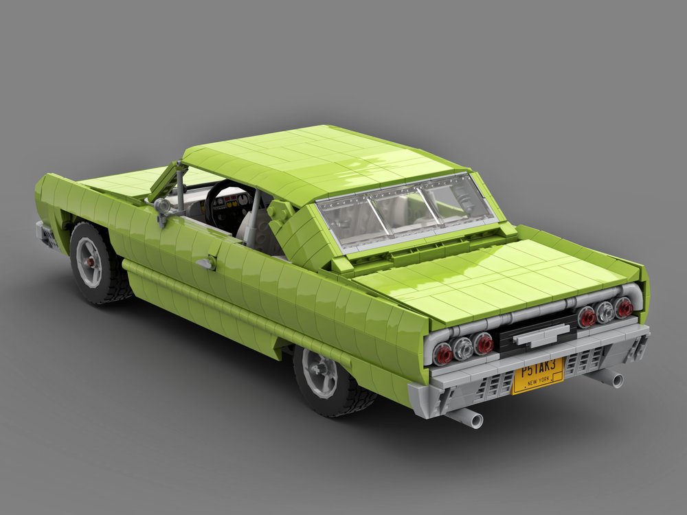 LEGO MOC Chevrolet Impala SS 1964 - lime version by syzygy87