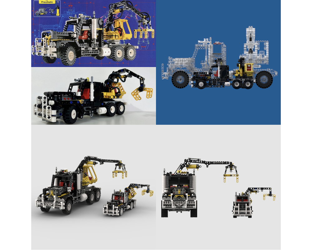 LEGO MOC Tiny 8868 Air Tech Claw Rig by ludovisser | Rebrickable ...