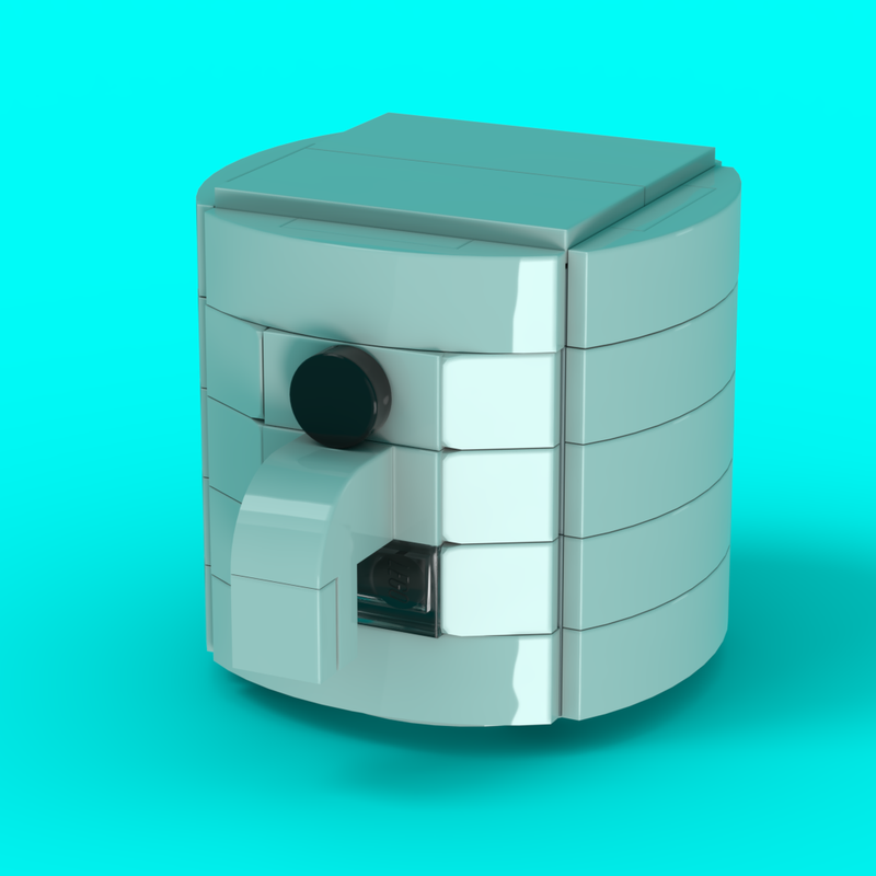 LEGO MOC Air Fryer by birdbrickbuilds Rebrickable Build with LEGO