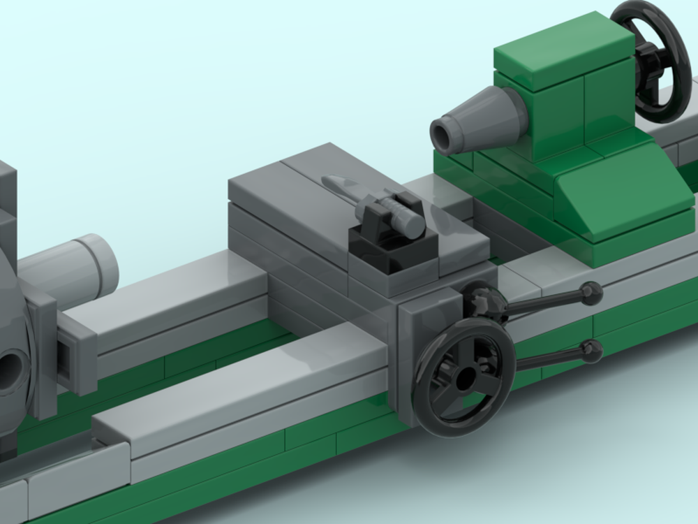 LEGO MOC Old Style Lathe by brickwab | Rebrickable - Build with LEGO