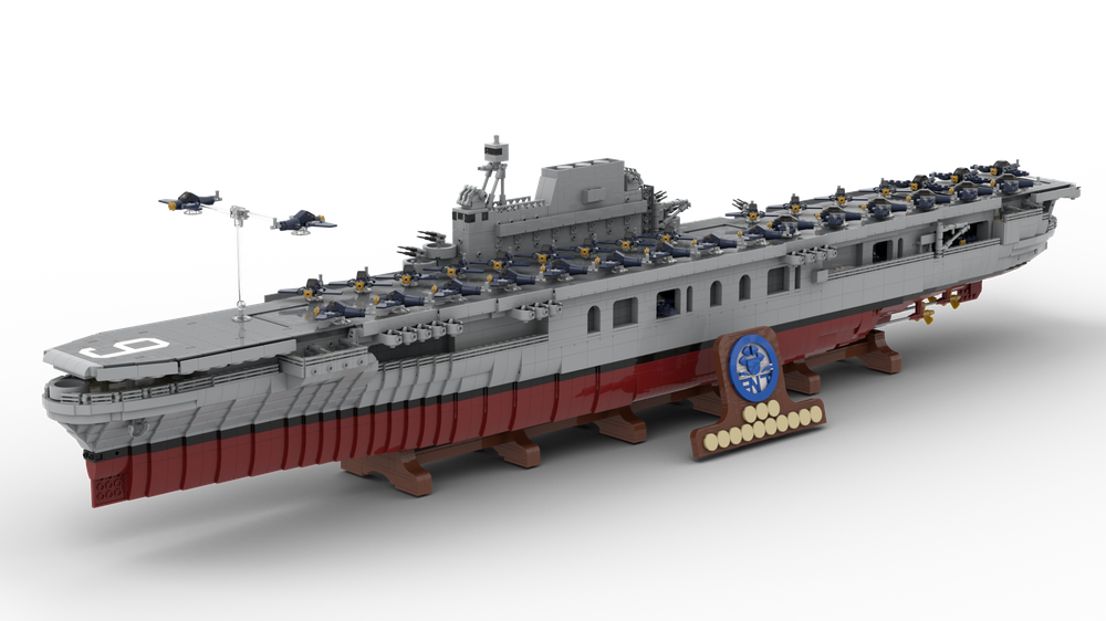 LEGO MOC USS Enterprise (CV-6) by Resqusto