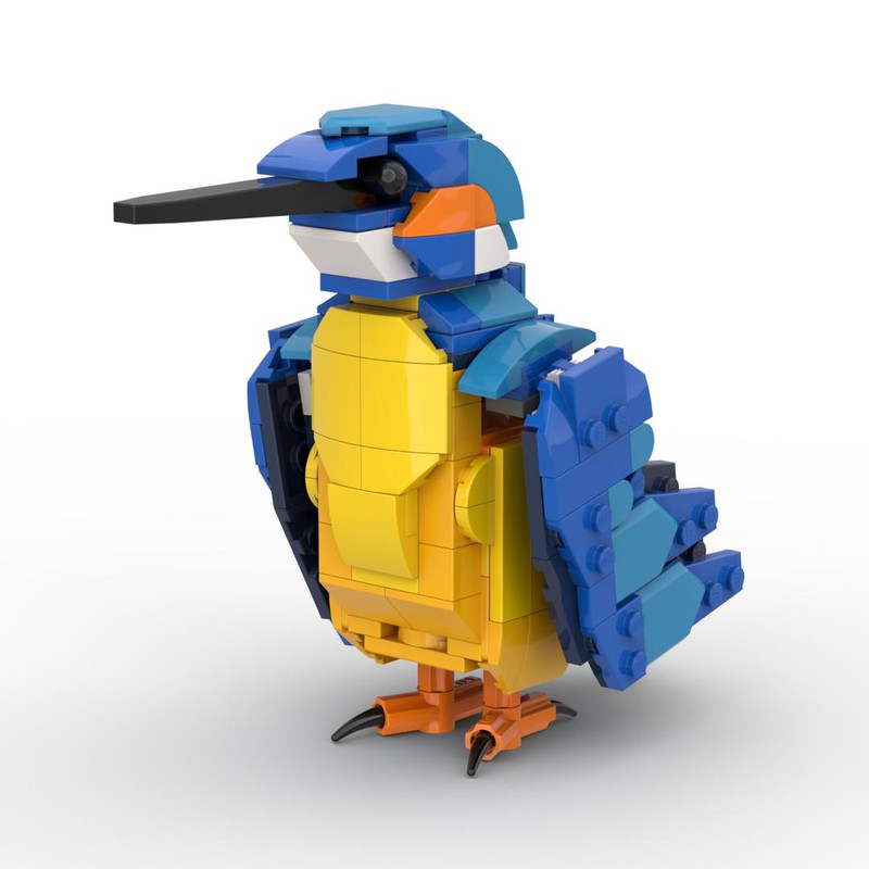 LEGO MOC Kingfisher by Gooble | Rebrickable - Build with LEGO