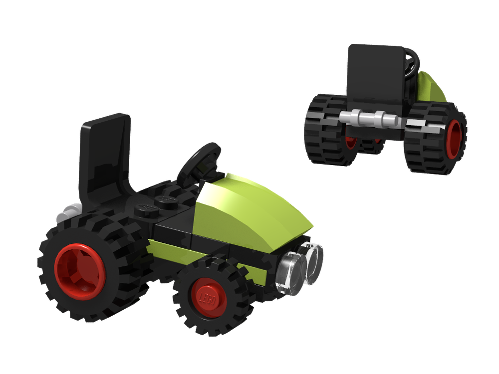 LEGO MOC Mini Tractor by graeymaelkyn | Rebrickable - Build with LEGO