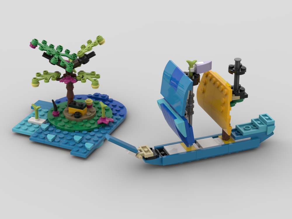 Two-Masted Sailboat
