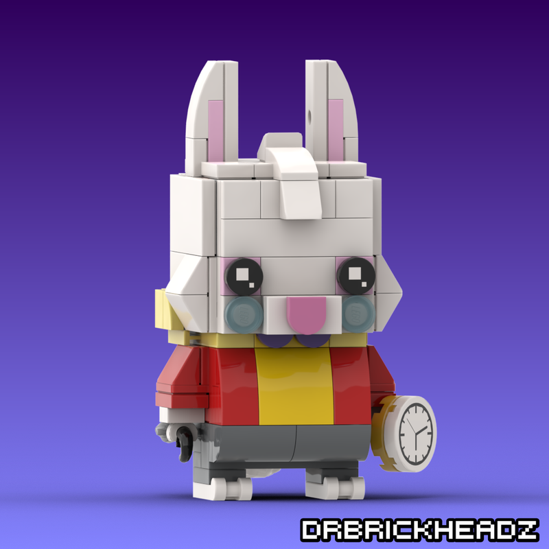 MOC White rabbit Herald, Alice in Wonderland - Special LEGO Themes