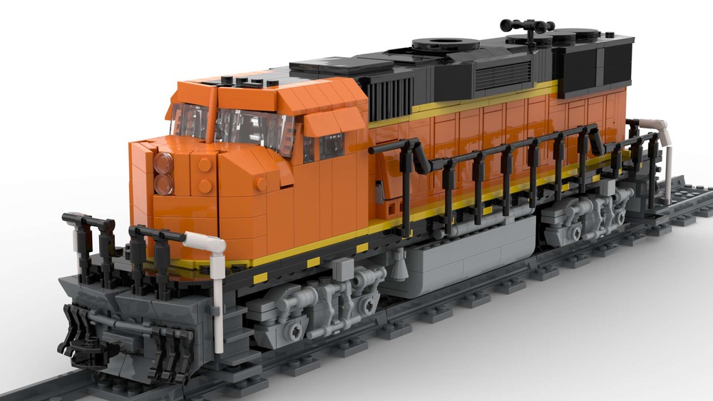 LEGO MOC EMD GP60M BNSF 1/48 O scale by Cola2012 | Rebrickable - Build ...