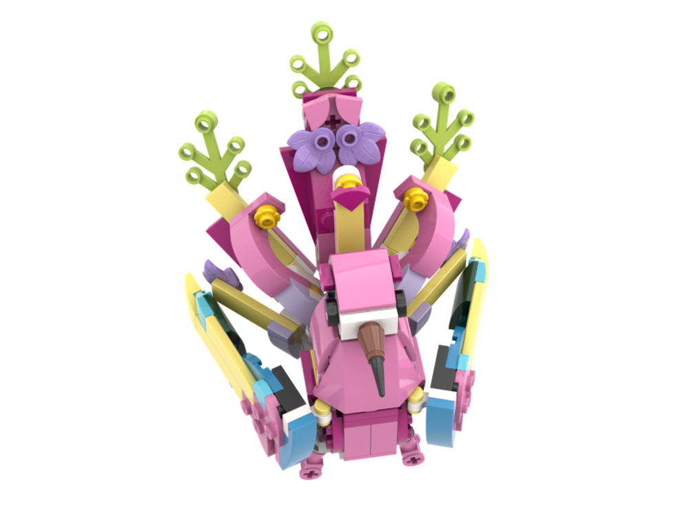 LEGO MOC The Pink Peacock (31144 alternative build) by gladubid