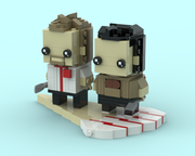 LEGO MOC Jack Bowser Black Peaches BrickHeadz by TheBricketeer