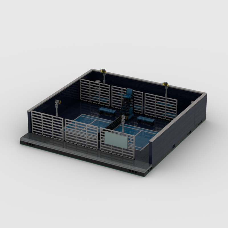 LEGO MOC MILS Tennis Court by Safisab | Rebrickable - Build with LEGO