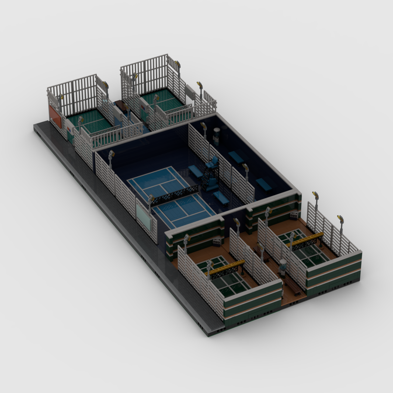 LEGO MOC MILS Tennis Court by Safisab | Rebrickable - Build with LEGO
