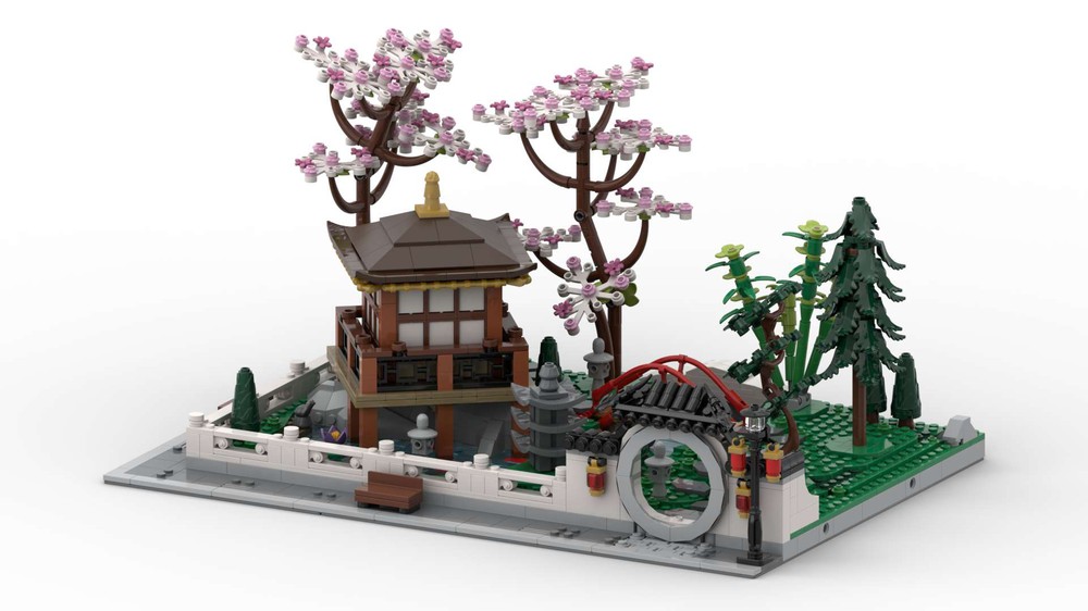 LEGO MOC 10315 Tranquil Modular Garden by PatBrickx | Rebrickable ...