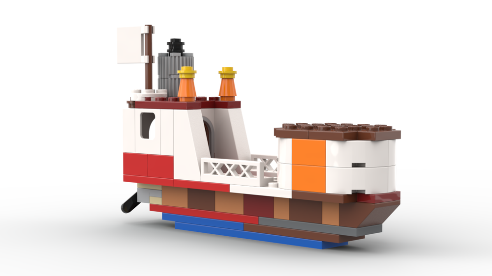 LEGO MOC 10692 Boat by Lenarex Rebrickable Build with LEGO