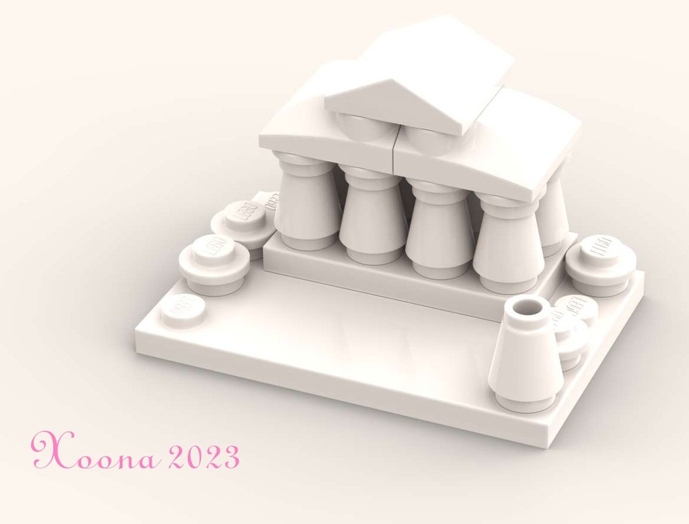 LEGO MOC Greek Temple by xoona | Rebrickable - Build with LEGO