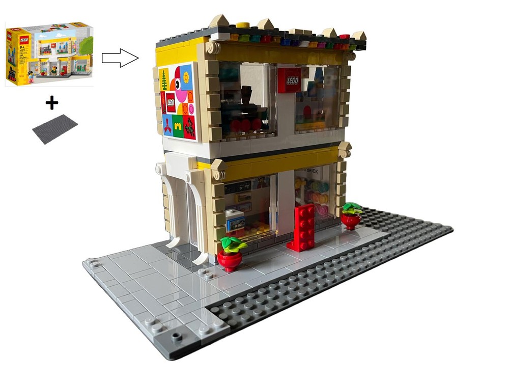 LEGO MOC-156502 Lego Store Corner Modular Alternate build of 40574 by ...