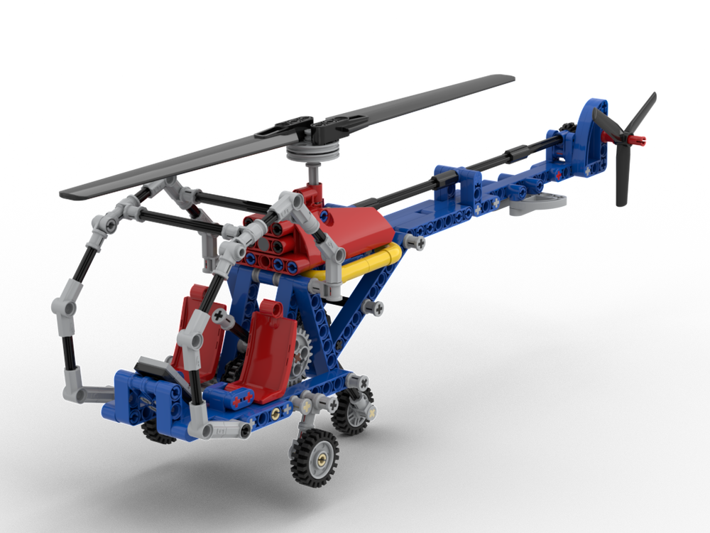 Bourgeon Automatisk Barn LEGO MOC Studless 8844 - Helicopter by Viernes | Rebrickable - Build with  LEGO