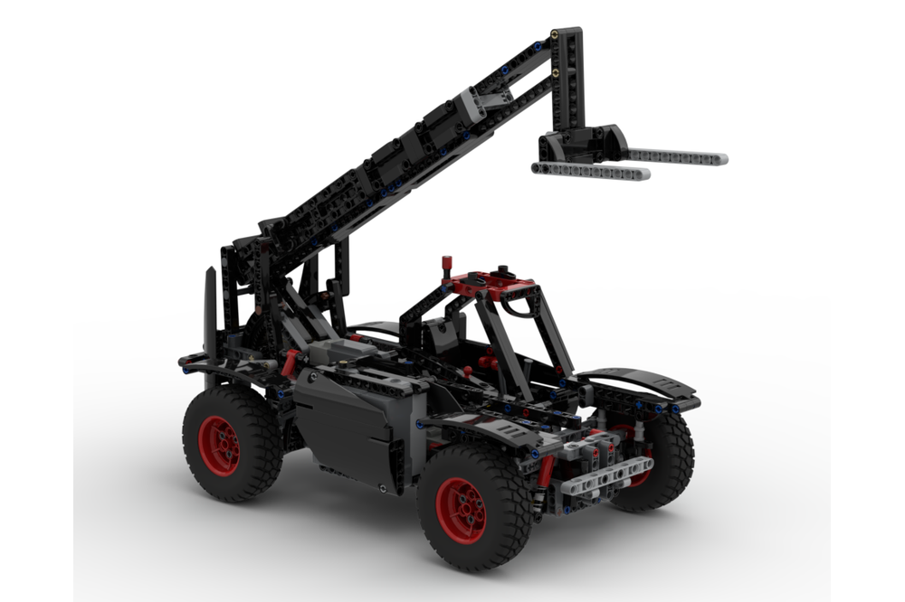 LEGO MOC-156642 42160 Telehandler by Mr.Platinum | Rebrickable