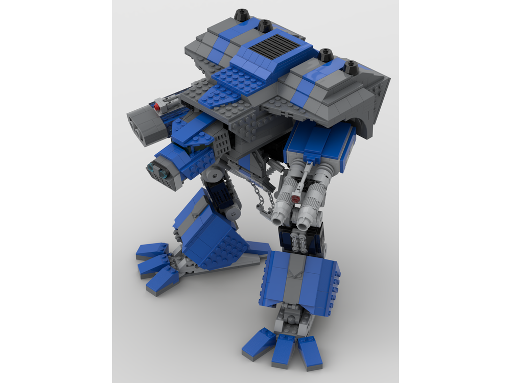 Lego Moc Warhound Titan Lucius Pattern Wh40k Mark 2 By Roryburn Rebrickable Build With Lego