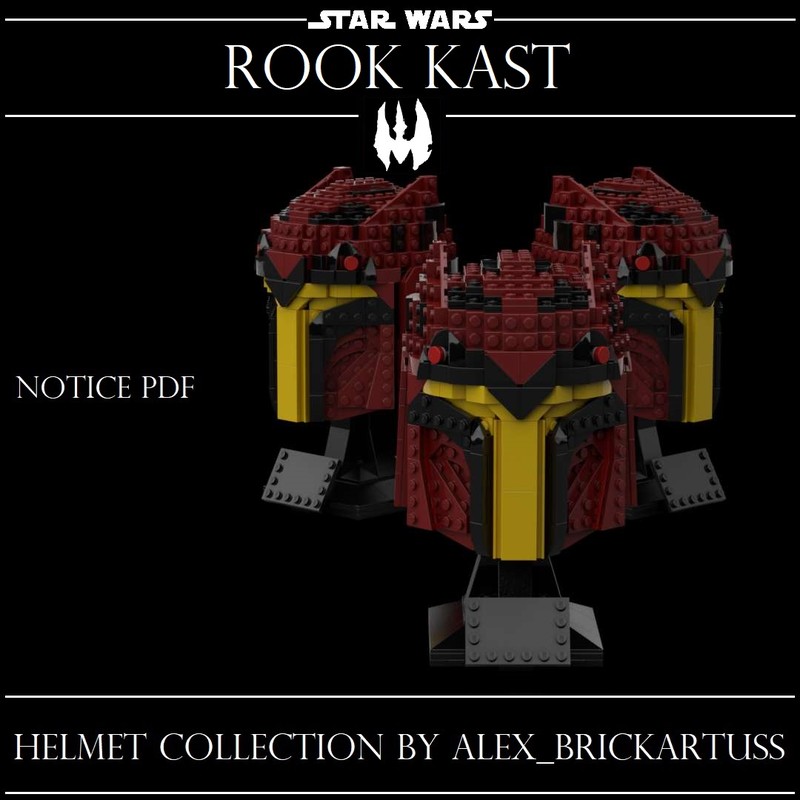 LEGO MOC Helmet Rook Kast by Alex_BricKartuss | Rebrickable - Build ...