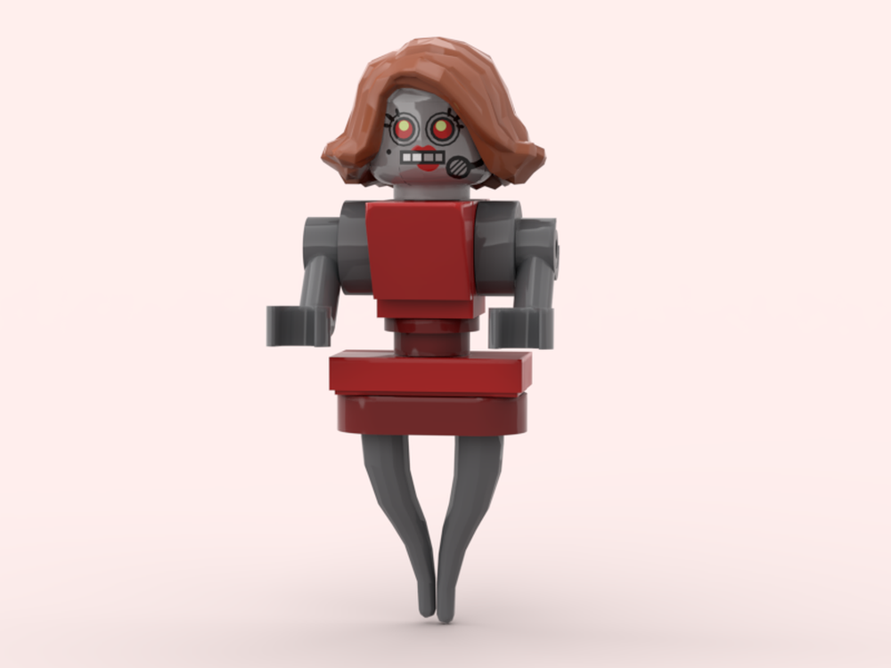 LEGO MOC Red BD3000 luxury droid by User13 Rebrickable Build with LEGO