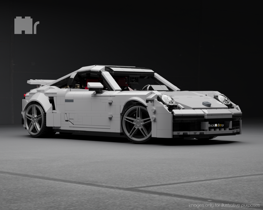 LEGO MOC-156800 992 Turbo S - 1:16 Scale by BrickMrBear | Rebrickable ...