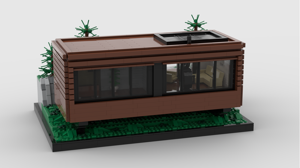 Tiny House Lego Modern Villa Modern Jungle Villa Street Scene