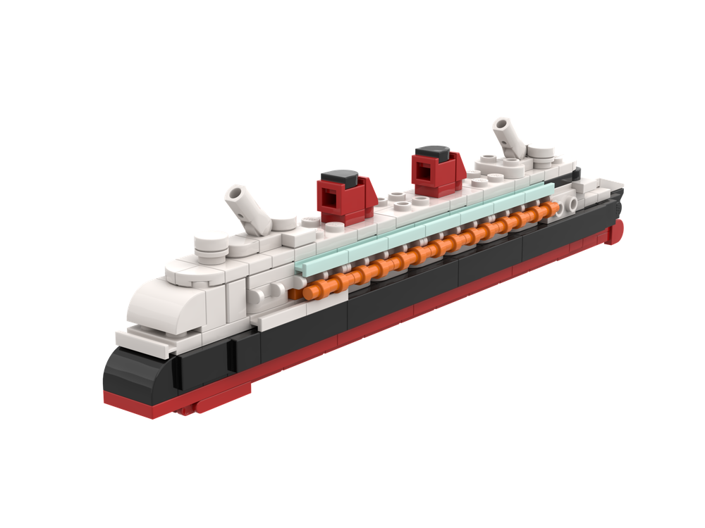 LEGO MOC Disney Magic Passenger Cruise Ship by The Bobby Brix Channel ...