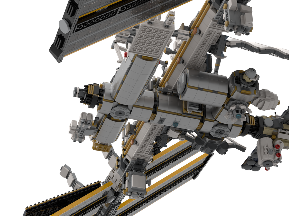 LEGO MOC International Space Station 1 110 scale by phreaddee Rebrickable Build with LEGO