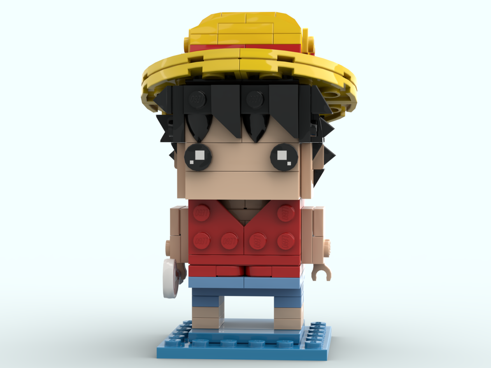 LEGO MOC Monkey D Luffy - One Piece BrickHeadz by AnimeBricks4 ...