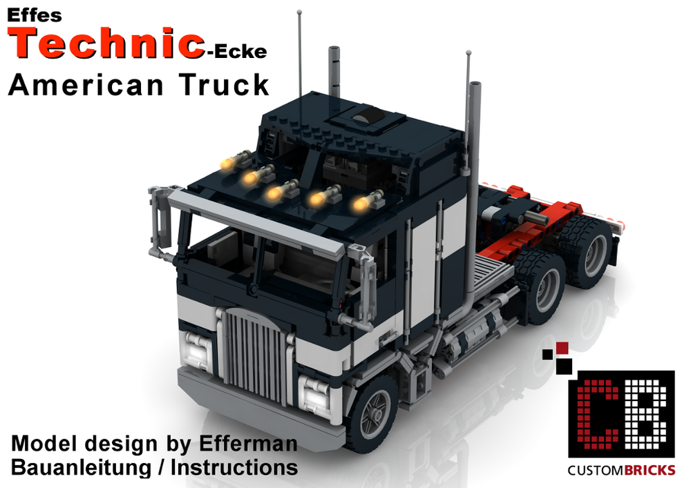 lego technic american truck