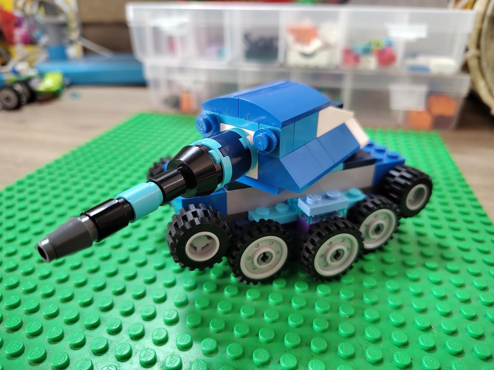 LEGO MOC Tank By Builderboy2468 | Rebrickable - Build With LEGO