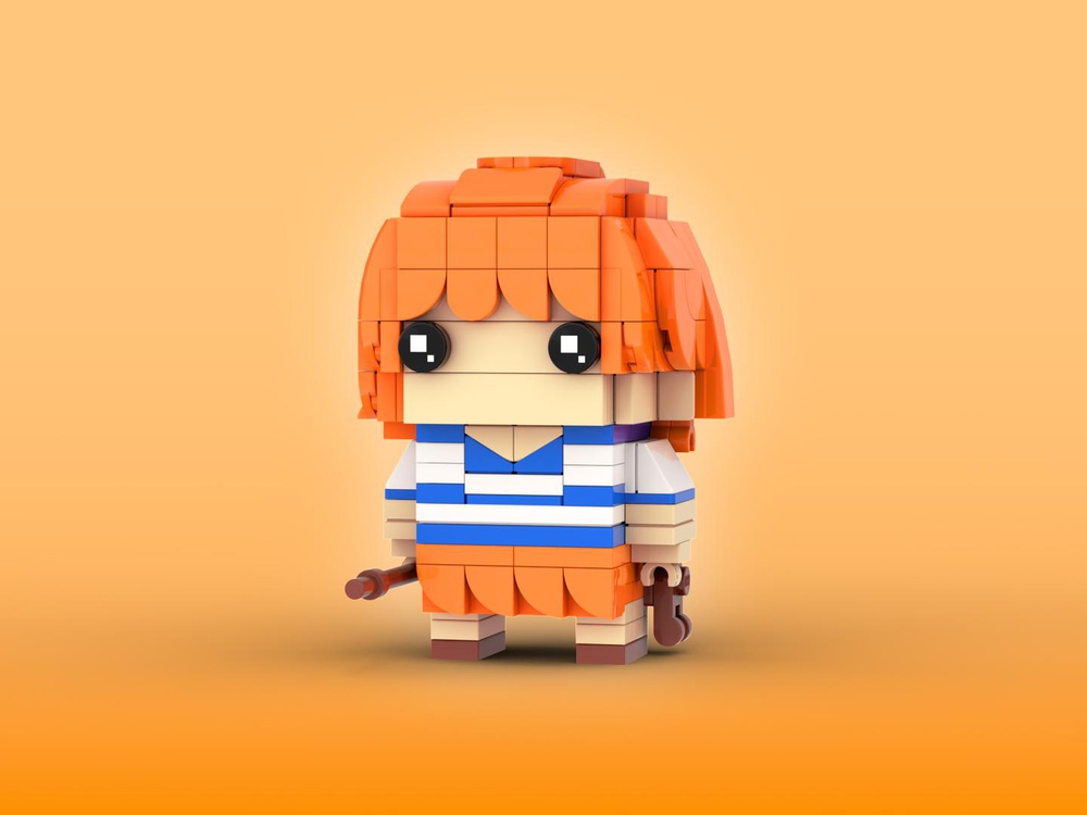 LEGO MOC Nami Brickheadz LEGO MOC - Netflix One Piece by Eugenio
