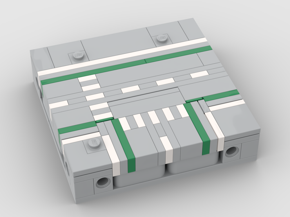 LEGO MOC-157252 2360pr0001 - Baseplate T Intersection (microscale ...