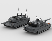 LEGO MOC Type 2 Ka-Mi - micro tank - Japan by TheLordd