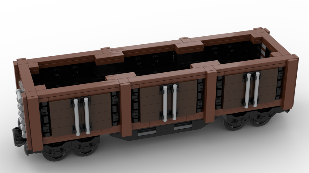 LEGO MOC Wagon Marchandises Tremie  - Hopper Train Car - MOC by Mimi68