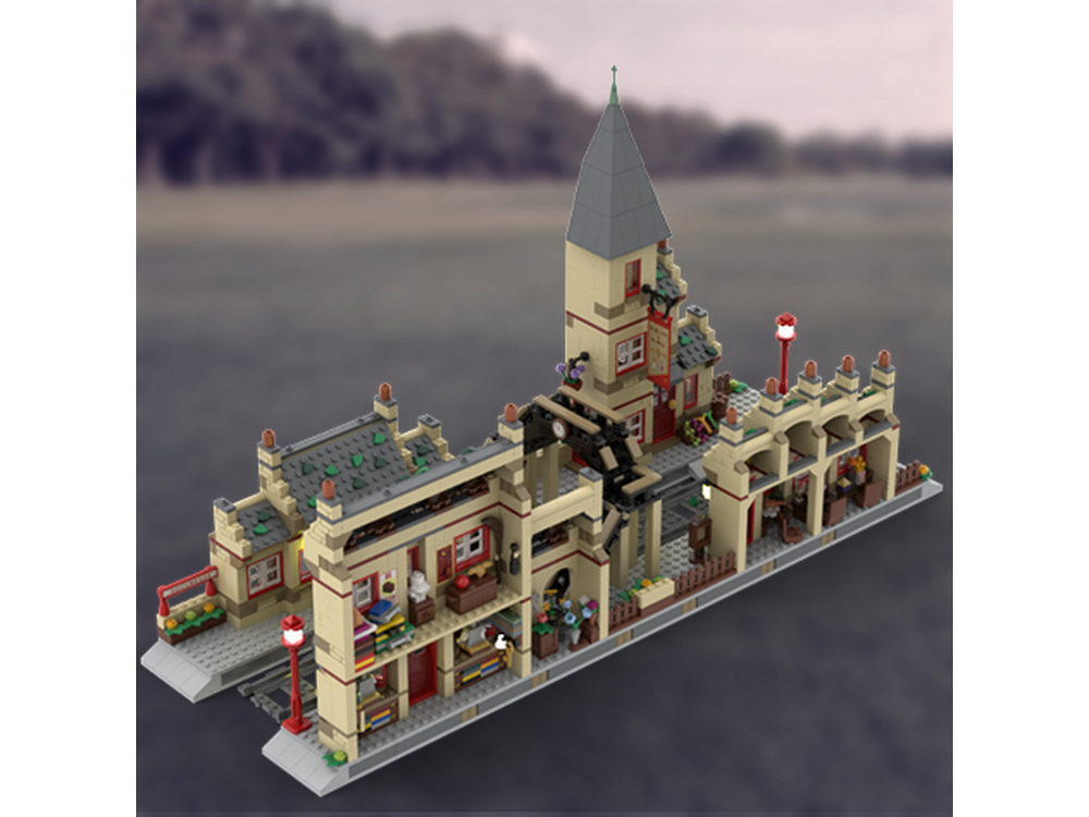 LEGO MOC-157359 Hogsmeade Station Extension - Brews and Stews by JD ...