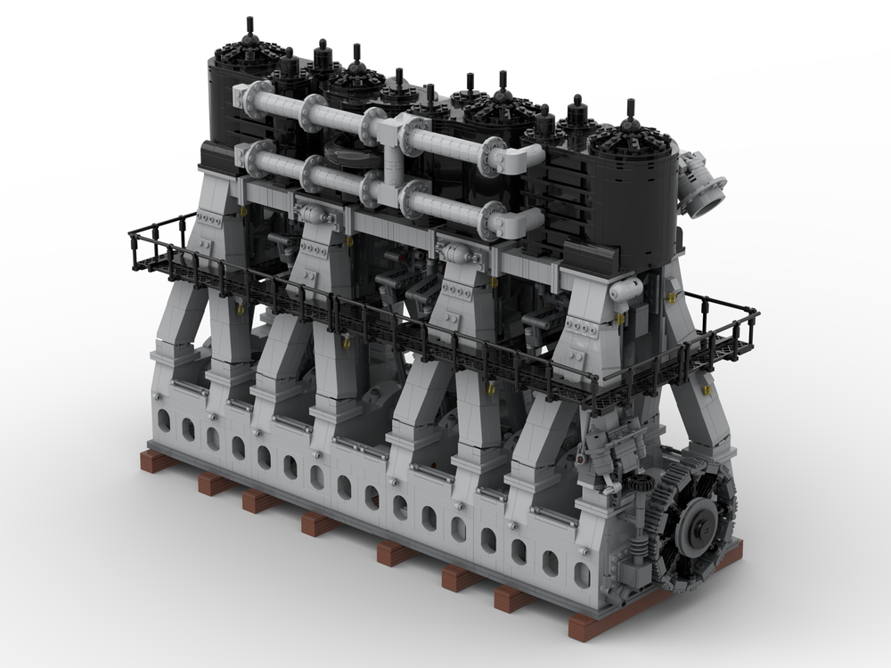 LEGO MOC RMS Titanic's Reciprocating Triple-Expansion Steam Engine by ...