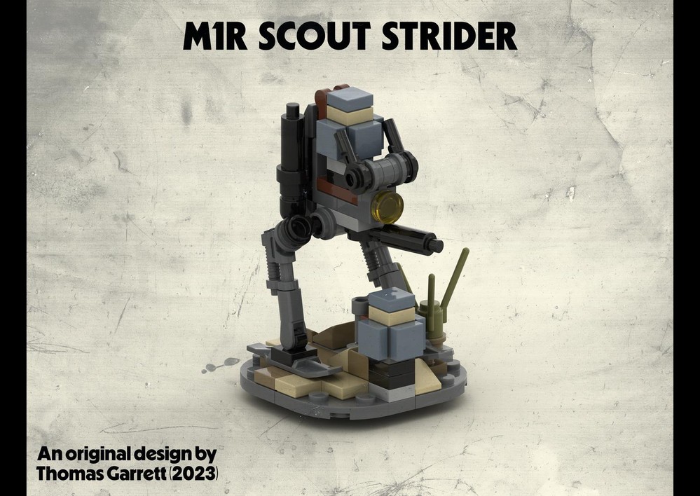 LEGO MOC-157433 M1R Scout Strider by Nosspott | Rebrickable - Build ...